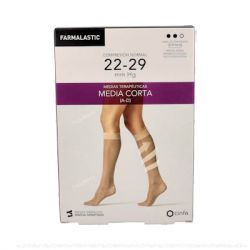 FARMALASTIC MEDIA COR NOR C/PUNT BEIGE T/P T:20-21 P:31-33 CM 2 UN
