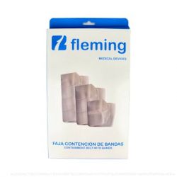 FLEMING FAJA ABDO ELAST VELC. CONT 2B T/1 70-90 CM ALT 16 CM BLN