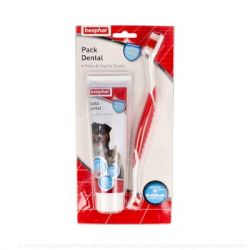 BEAPHAR PACK DENTALE PASTA + CEPILLO DENTALE VET