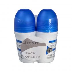 CLENOSAN DUPLO deodorante minerale roll-on 2x75ml.
