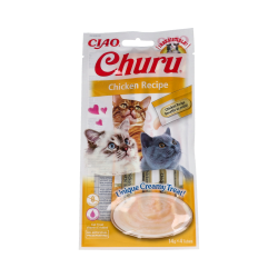 CHURU RICETTA DI POLLO 1 BOLSA 4 STICKS DI 14G SNACK VET