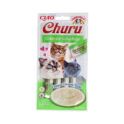CHURU RICETTA DI POLLO CON VONGOLE 1 BUSTA 4 STICKS DI 14G SNA