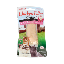 CHURU CAT FILETE DI POLLO IN BRODO DI GRANCHIO 1 BOLSA DI 25