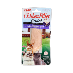 CHURU CAT FILETE DI POLLO IN BRODO DI GAMBA 1 BOLSA DI 25G S