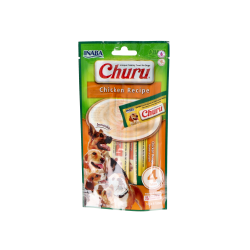 CHURU DOG RICETTA DI POLLO 1 BUSTA DI 4 STICKS DI 14G SNACK V