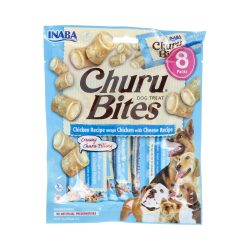 CHURU DOG BITES RICETTA DI POLLO CON FORMAGGIO 1 BUSTA DI 8 STICK