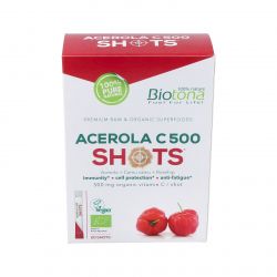 ACEROLA C 500 raw 20shots. BIO SG VEGAN