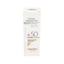 GEROVITAL CREMA SOLARE SPF50 tono dorato 50ml.