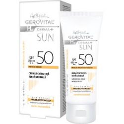 GEROVITAL CREMA SOLARE SPF50 tono naturale 50ml.