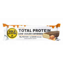 PROTEIN BAR LOW SUGAR COVERED caramello salato 15ud
