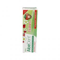ALOEDENT dentifricio ALOE VERA senza fluor (fragola) bambini 50ml.