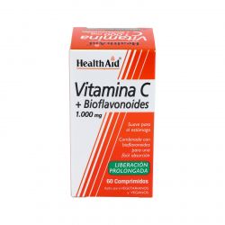 VIT C + BIOFLAVONOIDES 60cpr. HEALTH AID