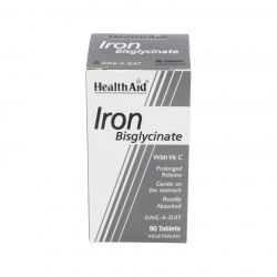 FERRO BISGLICINATO iron+vit.C 90cpr. HEALTH AID