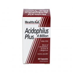ACIDOPHILUS PLUS 4 BILLION 60cps. HEALTH AID