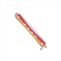 BIGUDIES BICOLOR LARGO 9 MM ROSSO DORATO 12 UDS NA