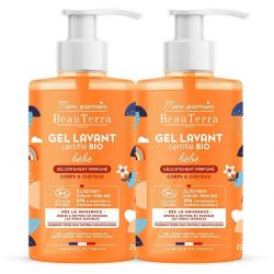 BEAUTERRA BIO BEBE GEL DOCCIA CON PROFUMO 2 X 750 ML