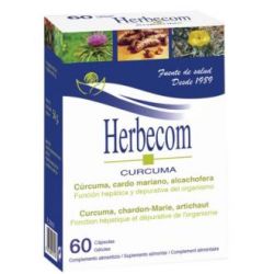 HERBECOM curcuma 60cps.