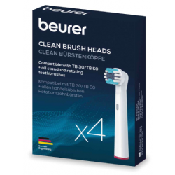 BEURER 101.56 RICAMBIO CEPILLO CLEAN 4 PZS PER TB-30/TB-50