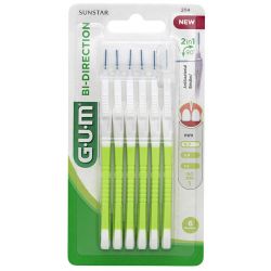 GUM CEPILLO INTERDENTAL BI-DIRECTION U-MICRO CONICO 2114 0,7