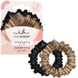 COLETERO INVISIBBOBLE SPRUNCHIE SLIM VERO GOLDEN 2PC