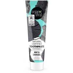 OS CARBON E MENTA PASTA DI DENTI SBIANCANTE NATURALE CERTI
