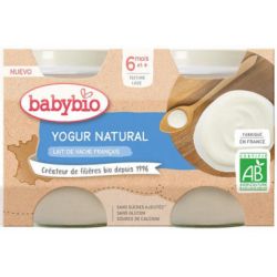 BABYBIO YOGUR NATURALE 2X130