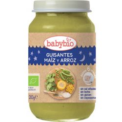 BABYBIO BUONE NOTTI GUISANTI-MAIZ-ARROZ 200 GR
