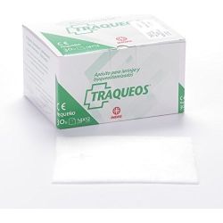 APOSITO INDAS TRAQUEOS T/P 14X12 CM 30 UN
