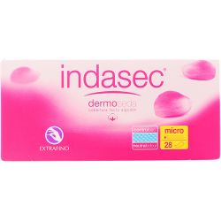 COMPRESA INDASEC DISCREET ABSO INC MICRO/LEVE 45 ML 28 UN 1,