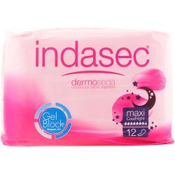 COMPRESA INDASEC DISCREET ABSO INC MAXI GN/NOTTE 900 ML 12 U