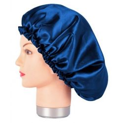 GORRO DI SATEN BLU ANTI FRIZZ