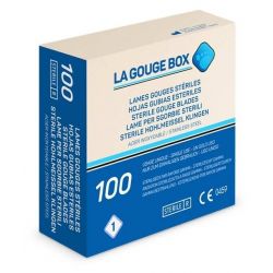 GUBIAS STERILI GOUGE BOX 100 UNIDADES