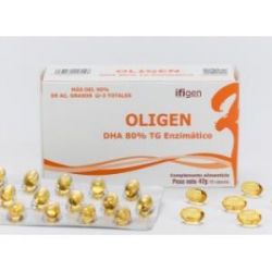 OLIGEN DHA 80% TG enzimatico 60cps.