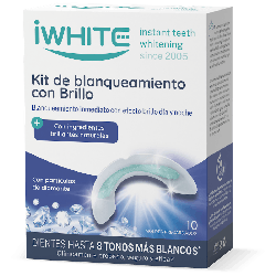 IWHITE KIT SBIANCAMENTO CON BRILLO 10 MOLDI + PASTA DENTALE