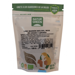 SEMI DI LINO, CACAO E ARONIA 150gr. BIO