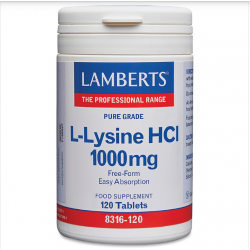 L-LISINA HCl 1000mg. 120cpr.
