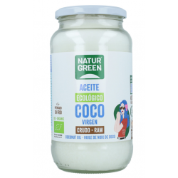 OLIO VERGINE DI COCCO 1ª pressione fredda 800gr. BIO