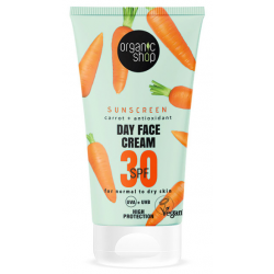 CREMA DA GIORNO FACCIALE CON PROTEZIONE SOLARE CAROTA + ANTIOXI