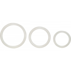 TRI RINGS BRILLO NELL'OSCURITÀ TRASPARENTE