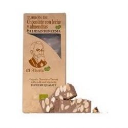 Torrone cioccolato latte mandorle 200 gr ECO