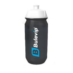 BULEVIP BIDON NERO TRASPARENTE 600 ML