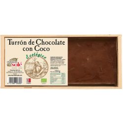 TURRON CHOCOLATE con cocco 200gr.ECO