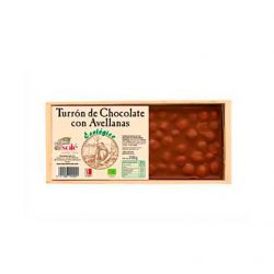 TURRON CHOCOLATE con nocciole 200gr. ECO