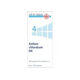 Kalium Chloratum D6 Salts Dr.Schussler N.4*D6 200 C
