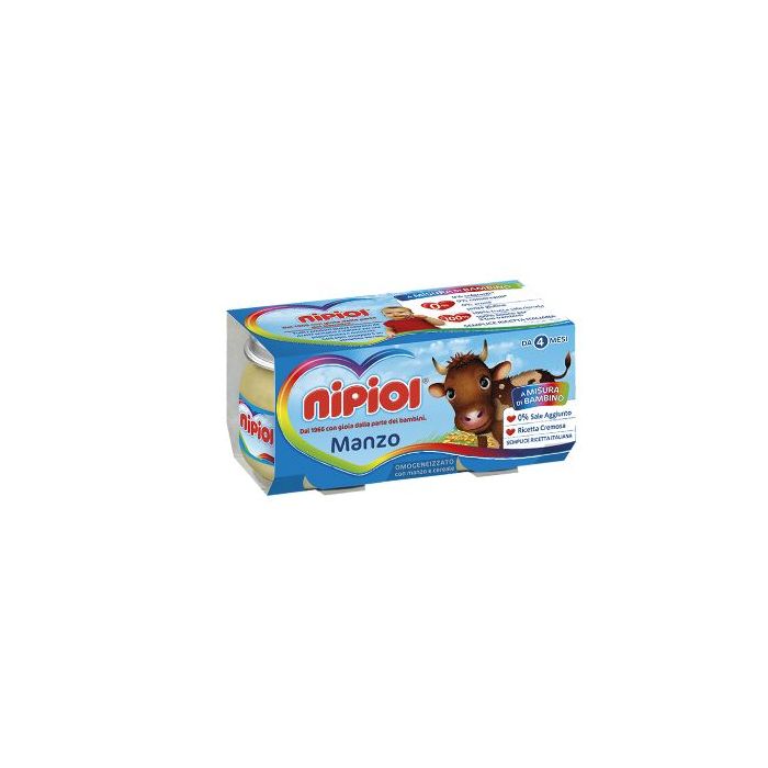 Nipiol Homogenized Beef 120G 2Pcs