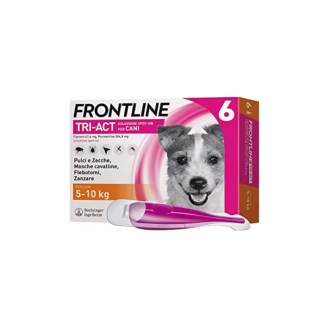 Frontline Tri-Act*Spot-On 6Pip 1Ml Dogs 5-10Kg