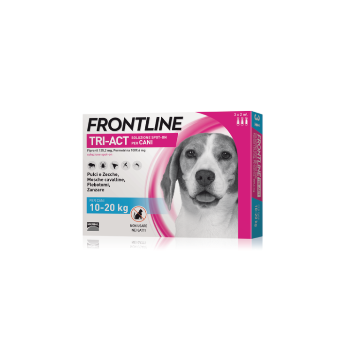Frontline Tri-Act*Spot-On 3Pip 2Ml Dogs 10-20Kg