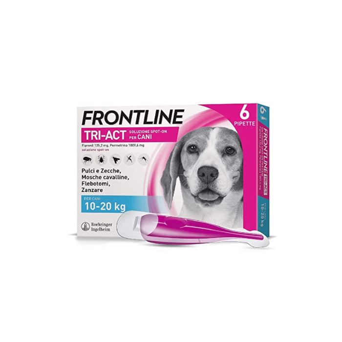 Frontline Tri-Act*Spot-On 6Pip 2Ml Dogs 10-20Kg