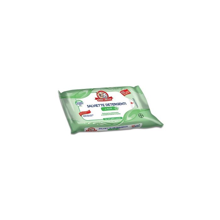 Sano E Bello Cleansing Wipes With Aloe 50Pcs