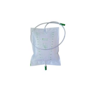 Bed Urine Collection Bag 2L WITH DRAIN TUBE 130 CM 10 Pieces